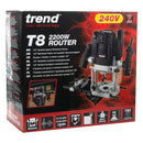 Trend Tools T8EK/EURO 2200W 12Mm Dual-Mode Plunge Router 230V Eu