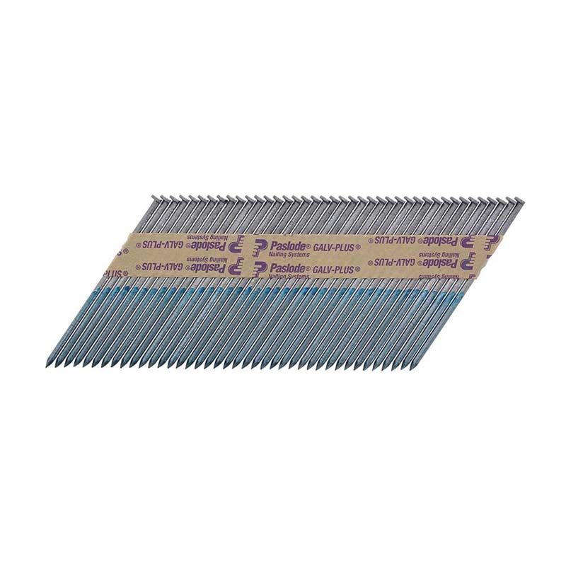 Paslode PAS141077 90mm x 3.1mm Galvanised Plus Collated Nails - Pack of 1100