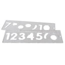 Trend Tools TEMP/NUC/57 Template Set Number 57Mm Uppercase