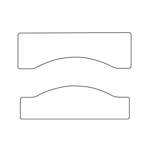 Trend Tools TEMP/PD/R/G Template Panel Door Set Rad 400Mm