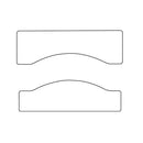 Trend Tools TEMP/PD/R/D Template Panel Door Set Rad 264Mm