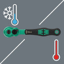Wera 05005542001 8100 SA 15 Zyklop Comfort ratchet set, reversing lever, 1/4" drive, imperial, 28 pieces