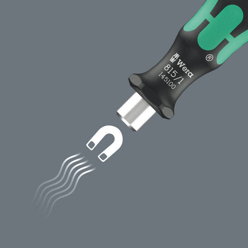 Wera 05145100001 815/1 Bitholding screwdriver, 1/4"