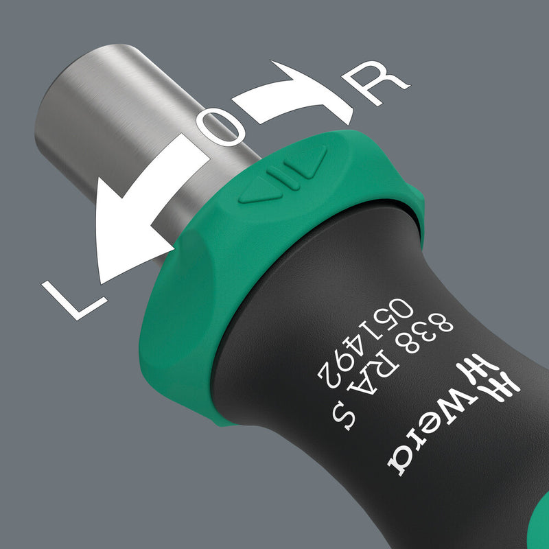 Wera 05051060001 Kraftform Kompakt 838 RA S Set 1, 14 pieces