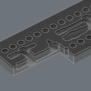 Wera 05150117001 9727 Foam insert 8007 A VDE Zyklop VDE ratchet set 1, 1/4", 30 pieces