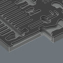 Wera 05150153001 9753 Foam insert Kraftform Kompakt maintenance set 1, 45 pieces