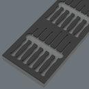 Wera 05137318001 9816 Foam insert Kraftform Micro screwdriver set 2, without tools, 172 x 30 x 392 mm