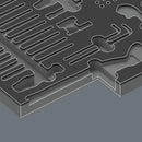 Wera 05137353001 9853 Foam insert Kraftform Kompakt maintenance set 1, without tools, 344 x 30 x 392 mm