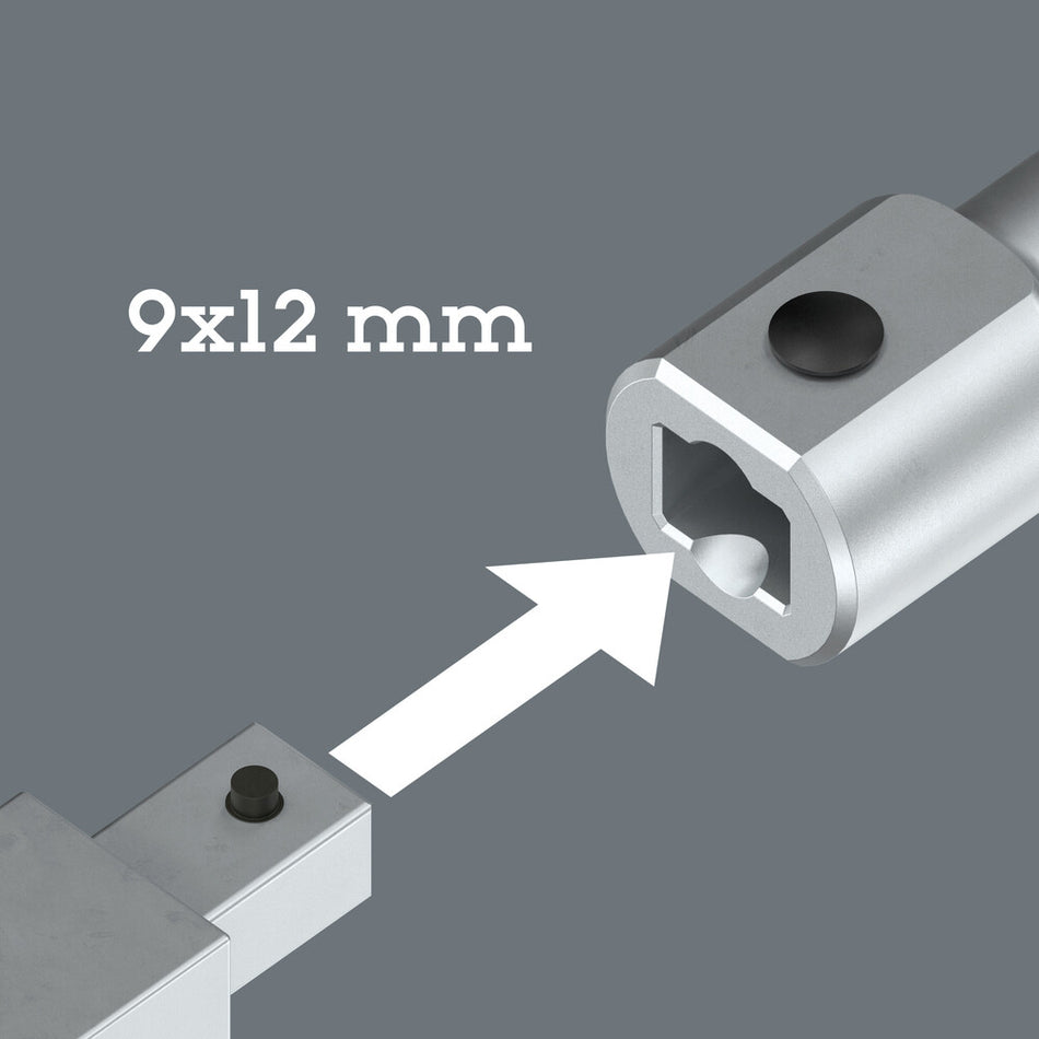 Wera 05003200001 9998 X-Power actuation tool for insert tools, 9x12 mm, 9x12 x 400 mm