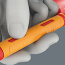 Wera 05005122001 410 i VDE B RA VDE-insulated T-handle with ratchet functionality for 3/8" sockets