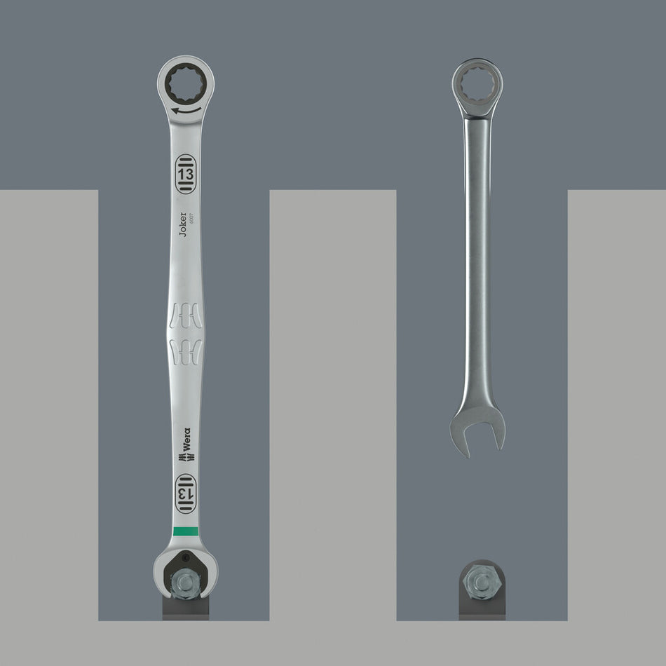 Wera 05020380001 6007 Joker 5 Set 1 Ring ratchet spanner set, 5pc