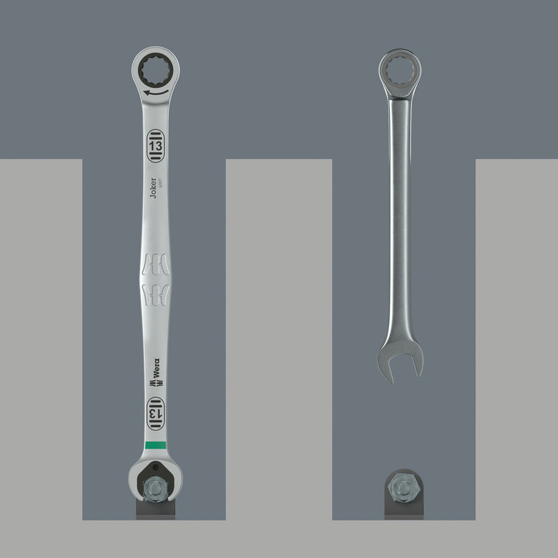 Wera 05020353001 6007 Joker SB Ring ratchet spanner, long design