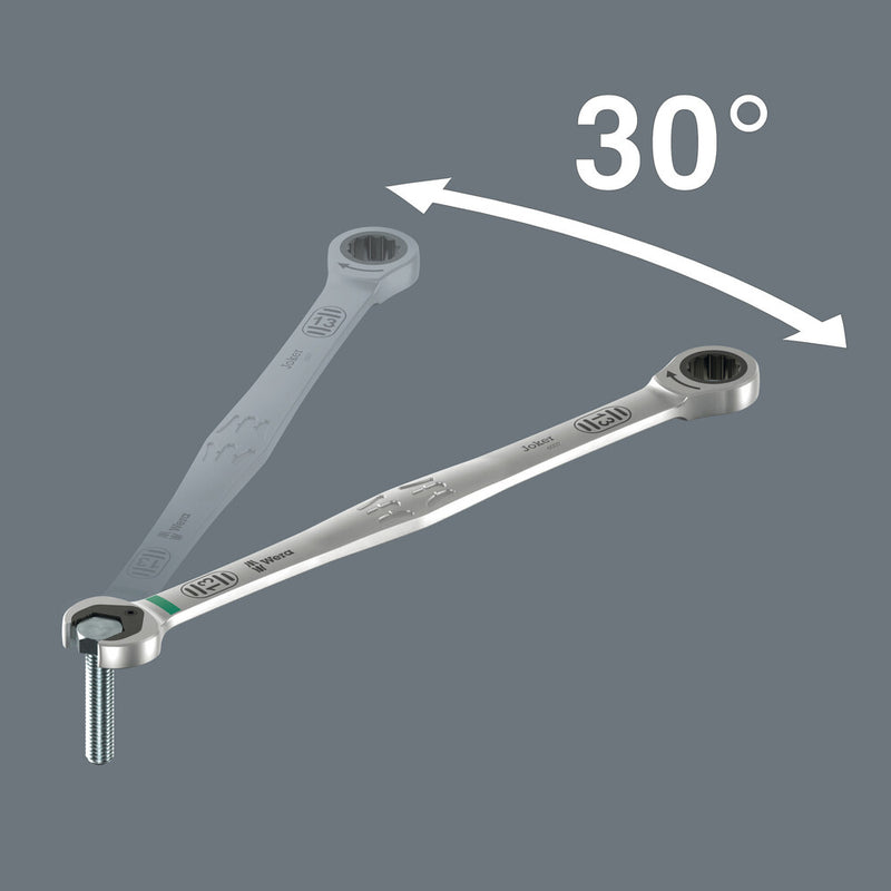Wera 05020353001 6007 Joker SB Ring ratchet spanner, long design