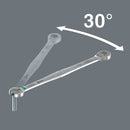Wera 05020363001 6007 Joker Ratcheting combination spanner SB, long design, imperial, 7/16" x 220 mm