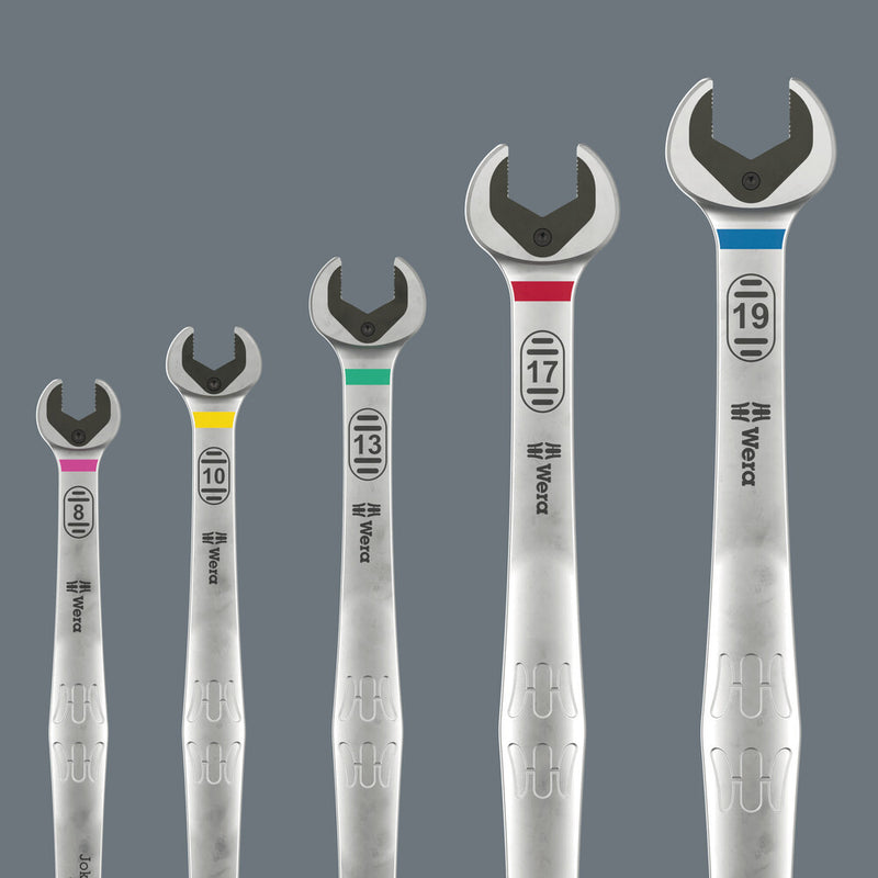 Wera 05020354001 6007 Joker SB Ring ratchet spanner, long design