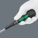 Wera 05007900001 1834 Kraftform Ball-Grip Slotted screwdriverworkshop blade, 1 x 6 x 100 mm