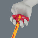 Wera 05005122001 410 i VDE B RA VDE-insulated T-handle with ratchet functionality for 3/8" sockets