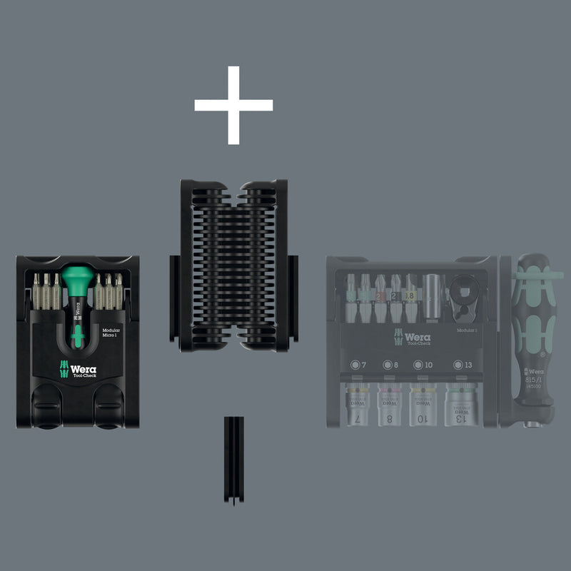 Wera 05049002001 Tool-Check Modular Micro 1, 21pc