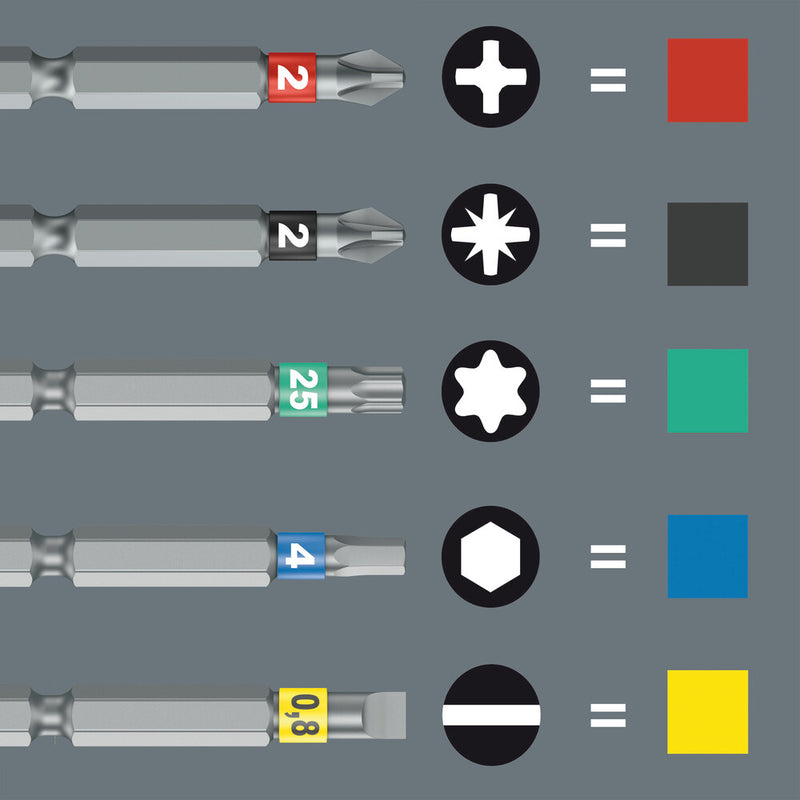 Wera 05051060001 Kraftform Kompakt 838 RA S Set 1, 14 pieces