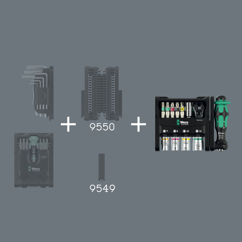 Wera 05049000001 Tool-Check Modular 1, 21pc