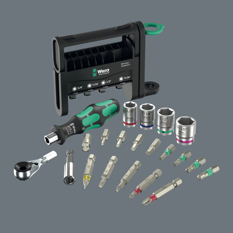 Wera 05049001001 Tool-Check Modular Imperial 1, 21pc