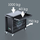 Wera 05150132001 9702 Tool Rebel roller cabinet Stainless XXL 2