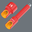 Wera 05005929001 8790 A VDE Zyklop Socket, insulated, with 1/4" drive, 4.5 x 41 mm