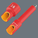 Wera 05005936001 8790 A VDE Zyklop Socket, insulated, with 1/4" drive, 10 x 41 mm