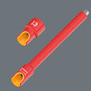Wera 05003301001 8794 LA Zyklop VDE extension, insulated, long, 1/4", 1/4" x 150 mm