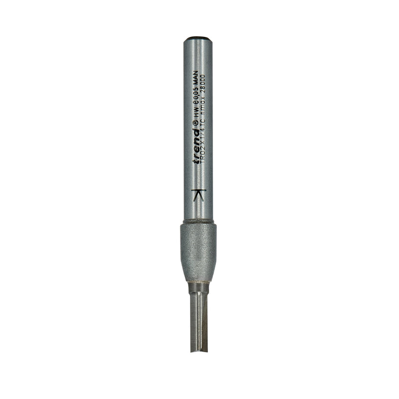 Trend Tools TR02X1/4TC Two Flute Cutter 4Mm Diameter
