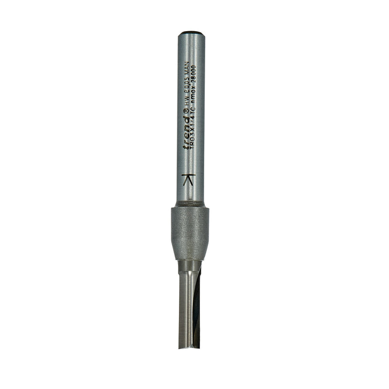 Trend Tools TR03X1/4TC Two Flute Cutter 5Mm Diameter