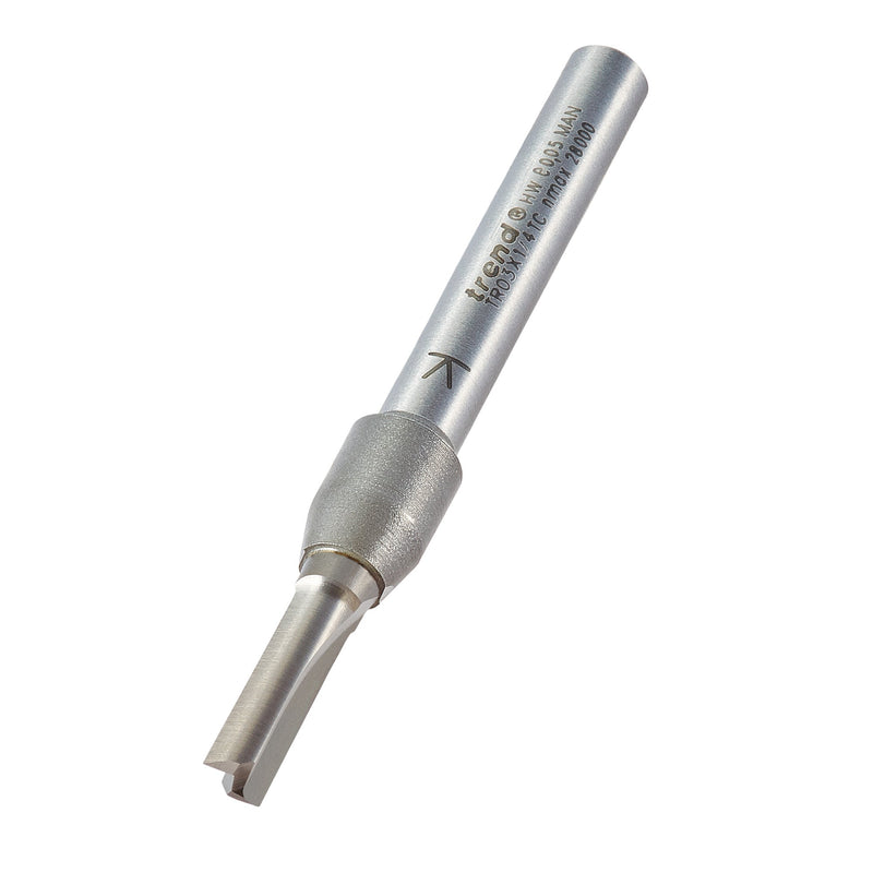 Trend Tools TR03X1/4TC Two Flute Cutter 5Mm Diameter