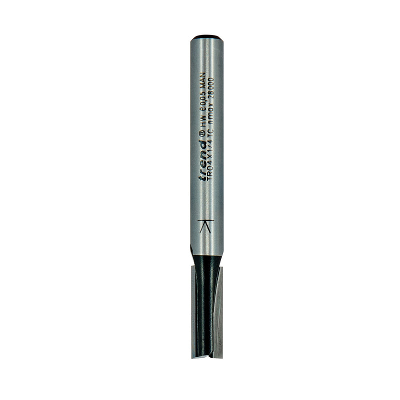 Trend Tools TR04X1/4TC Two Flute Cutter 6Mm Diameter