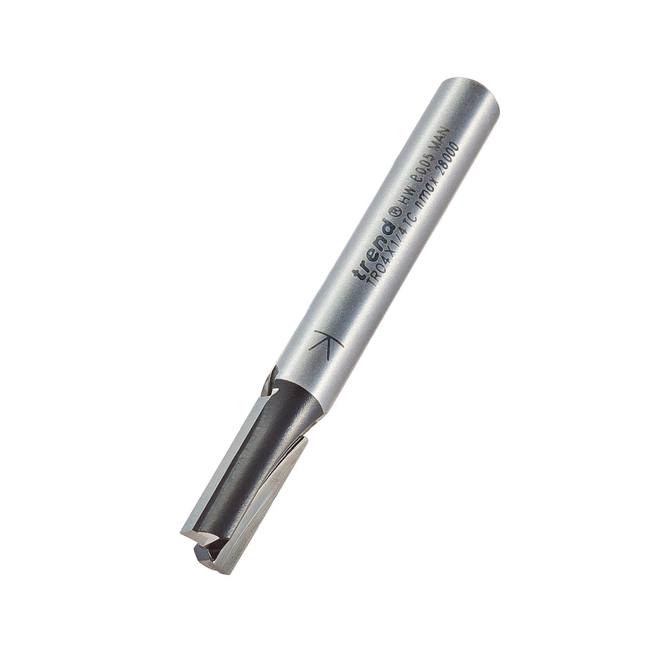 Trend Tools TR04X1/4TC Two Flute Cutter 6Mm Diameter