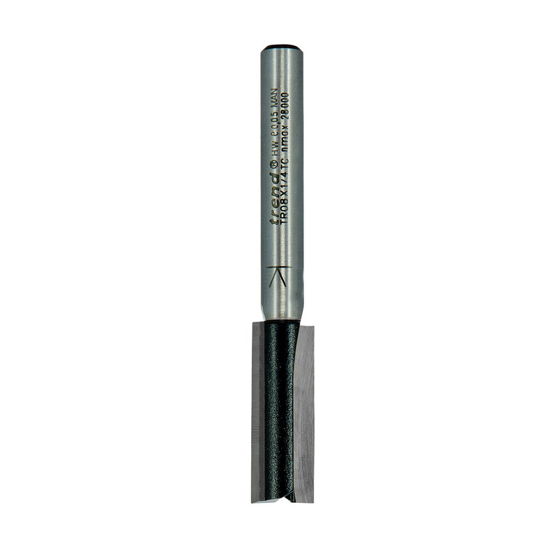 Trend Tools TR08X1/4TC Two Flute Cutter 9.5Mm Diameter