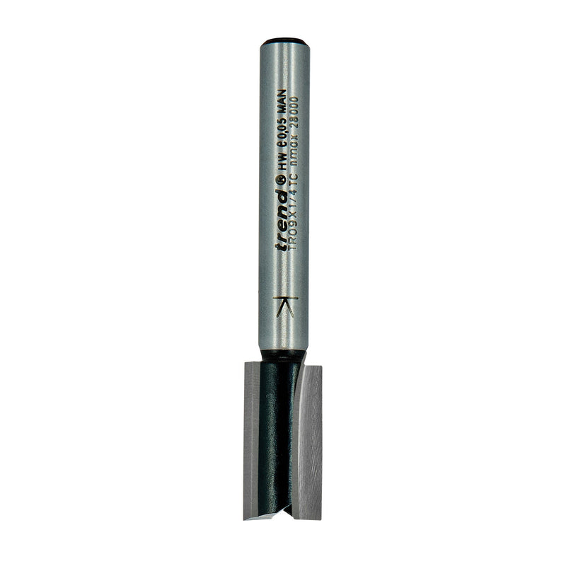 Trend Tools TR09X1/4TC Two Flute Cutter 10Mm Diameter