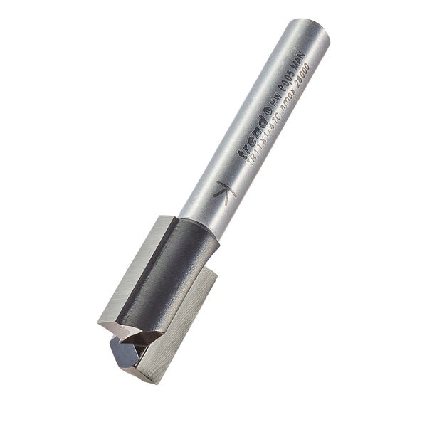 Trend Tools TR11X1/4TC Two Flute Cutter 12Mm Diameter