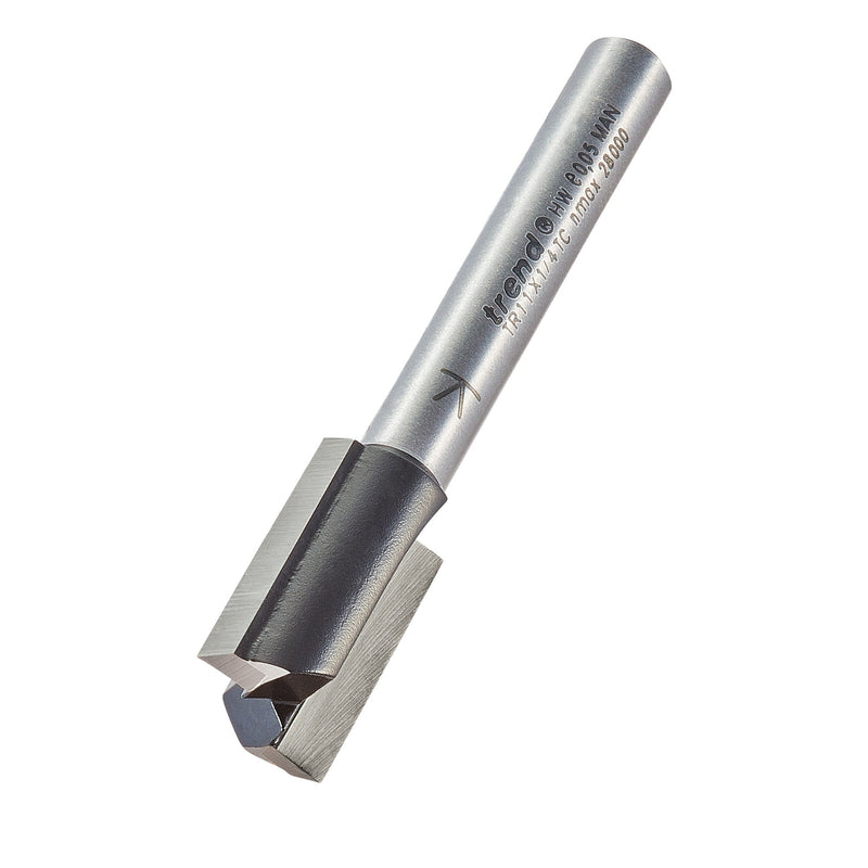 Trend Tools TR11X1/4TC Two Flute Cutter 12Mm Diameter