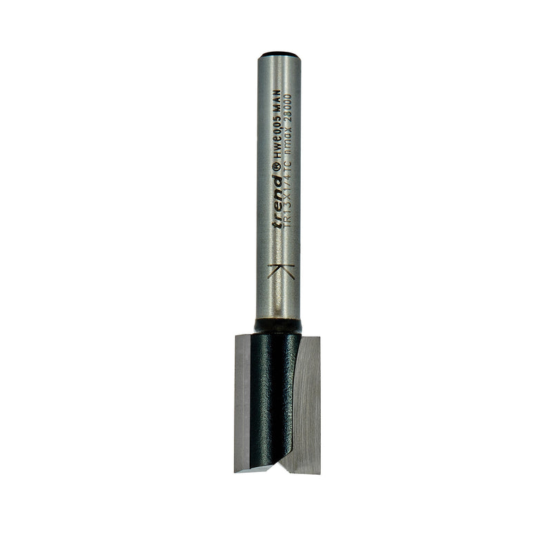 Trend Tools TR13X1/4TC Two Flute Cutter 12.7Mm Diameter