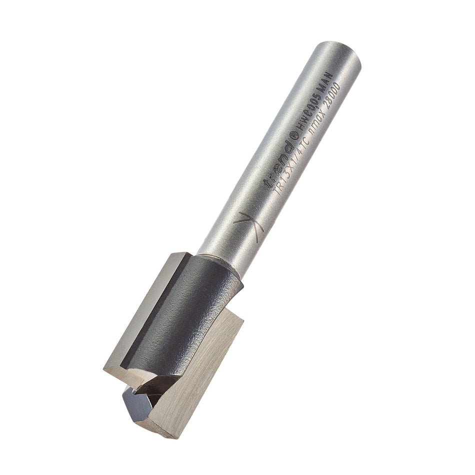 Trend Tools TR13X1/4TC Two Flute Cutter 12.7Mm Diameter