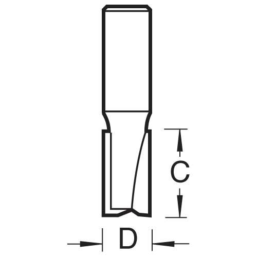Trend Tools TR09X12MMTC Two Flute Cutter 10Mm Diameter