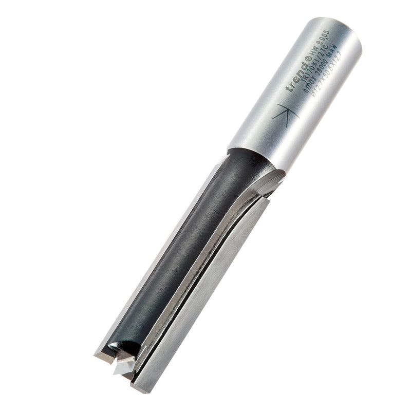 Trend Tools TR17DX1/2TC Two Flute 12.7Mm X 50Mm Cut With C/T