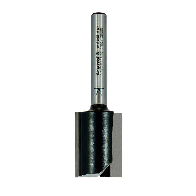 Trend Tools TR20X1/4TC Two Flute Cutter 19.1Mm Diameter