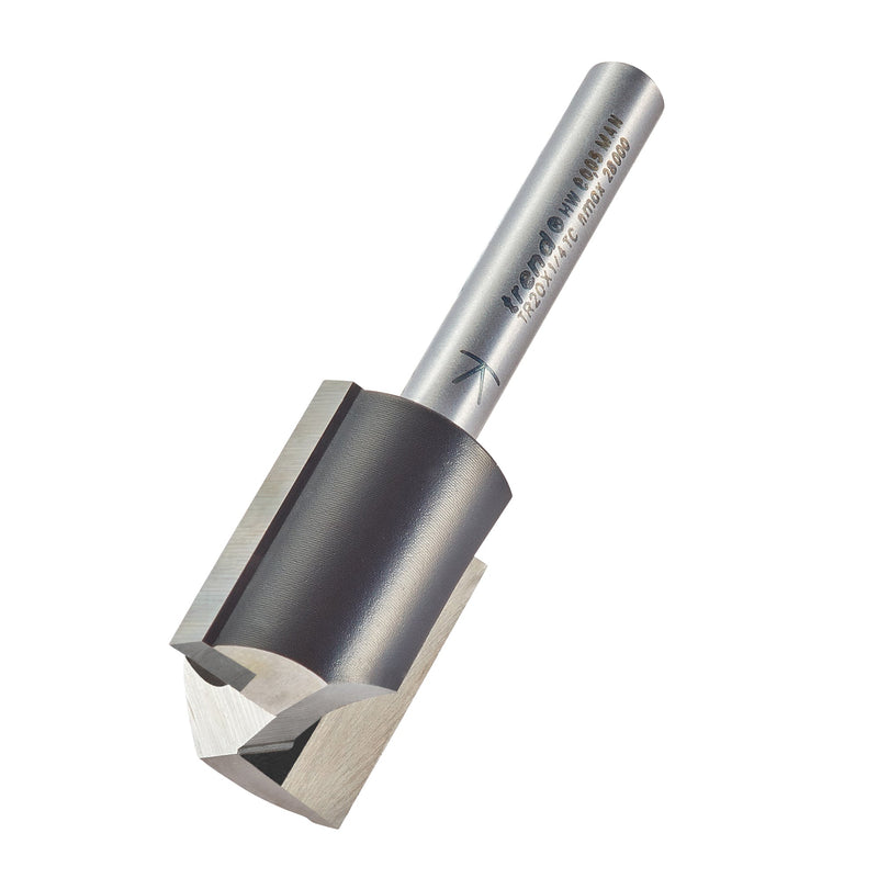 Trend Tools TR20X1/4TC Two Flute Cutter 19.1Mm Diameter