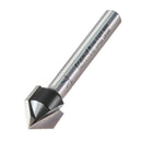 Trend Tools TR22X1/4TC Chamfer V Groove Cutter Angle=45 Degrees