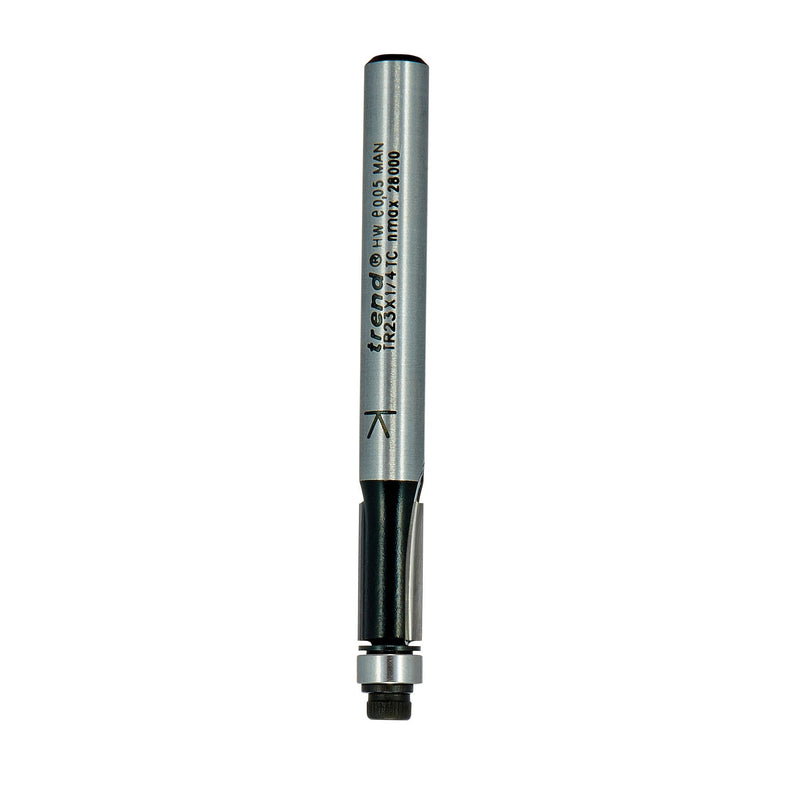 Trend Tools TR23X1/4TC Guided Trimmer 6.35Mm X 12.7