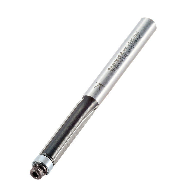 Trend Tools TR24X1/4TC Guided Trimmer 6.3Mm Diameter X 25.4