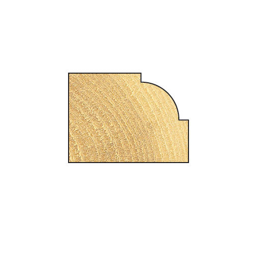 Trend Tools TR31X1/4TC Guided Ovolo Round Over Cutter 6.35Mm Radius