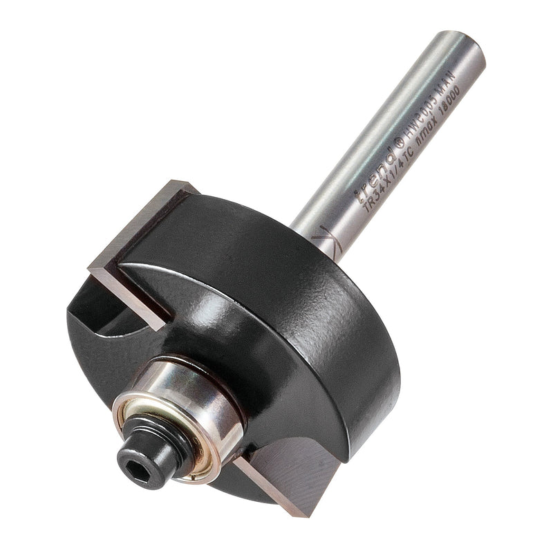 Trend Tools TR34X1/4TC Bearing Guided Rebater 12.7Mm