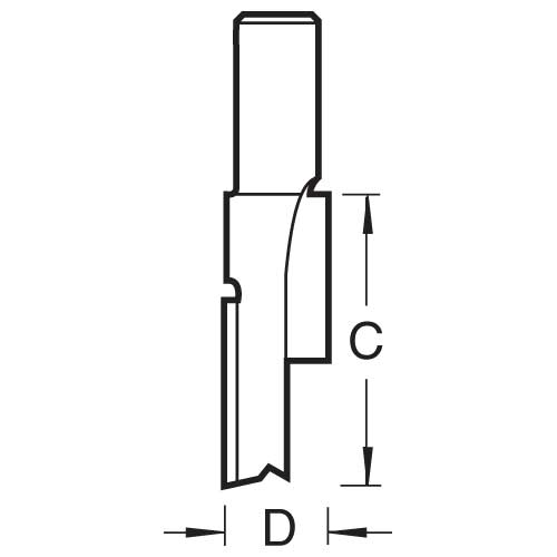Trend Tools TR36X12MMTC Staggered Mortise Cut 16Diameter